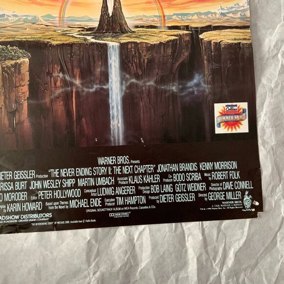 MOVIE POSTER - THE NEVER ENDING STORY II, THE NEXT CHAPTER - Picture 2 of 2